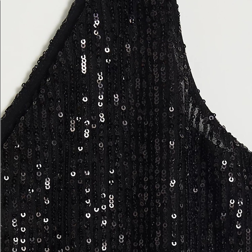 Black Sequin Shell - Picture 2 of 2